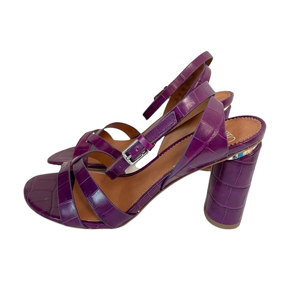 Franco Sarto | Omaha Croc Ankle Strap Sandals - Picture 4 of 12